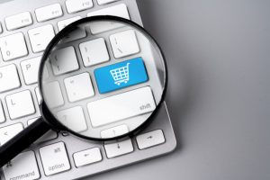 ASHAKO Clicking enter to shop online via e-commerce platforms