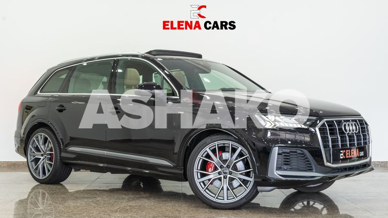 AUDI Q7 55TFSI - 2020 - S-LINE KIT - GCC - WARRANTY AND SERVICE CONTRACT - BRAND NEW CONDITION