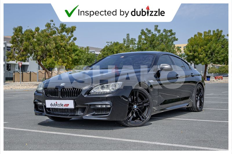 AED2442/month | 2014 BMW 650i GranCoupe M Sport 4.4L | Full Service History | GCC Specs