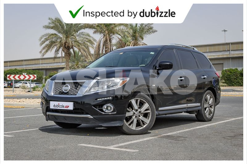 Aed1346/month|2014 Nissan Pathfinder Sl 3.5L | Full Service History |  Gcc Specs 2 Image