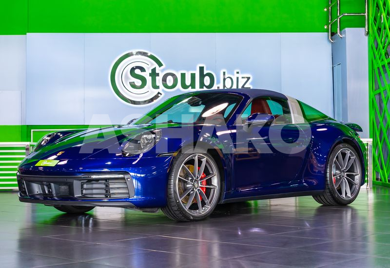 Brand New 2021 Porsche 992 Targa 4S In Gentian Blue Metallic With Warranty 17 Image