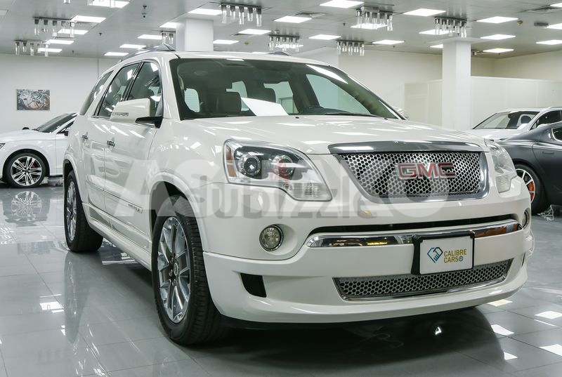 GMC ACADIA DENALI 3.6L V6 288hp, WHITE 2012, FSH.