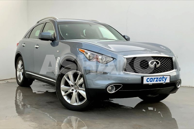 2017 Infiniti Qx70 Luxury Suv 3.7L 6Cyl 329Hp //Low Km // Aed 1,637 /Month //Assured Quality 17 Image