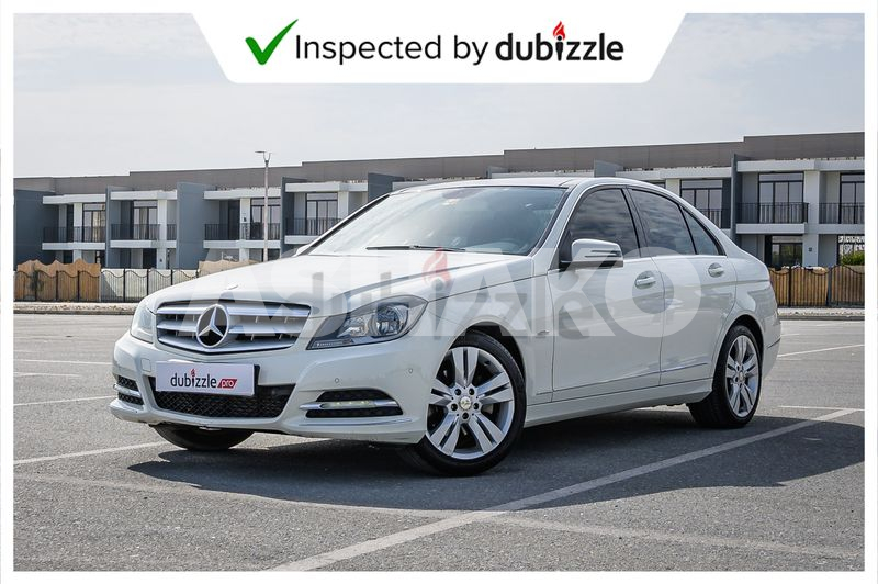 Inspected Car | 2012 Mercedes-Benz C200 Avantgarde 1.8L | Full Service History | GCC Specs