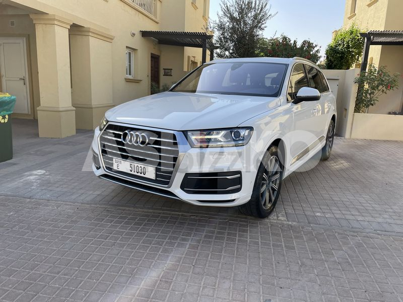 Stunning Audi Q7 2016 White Fully Loaded + Full Service History with Audi