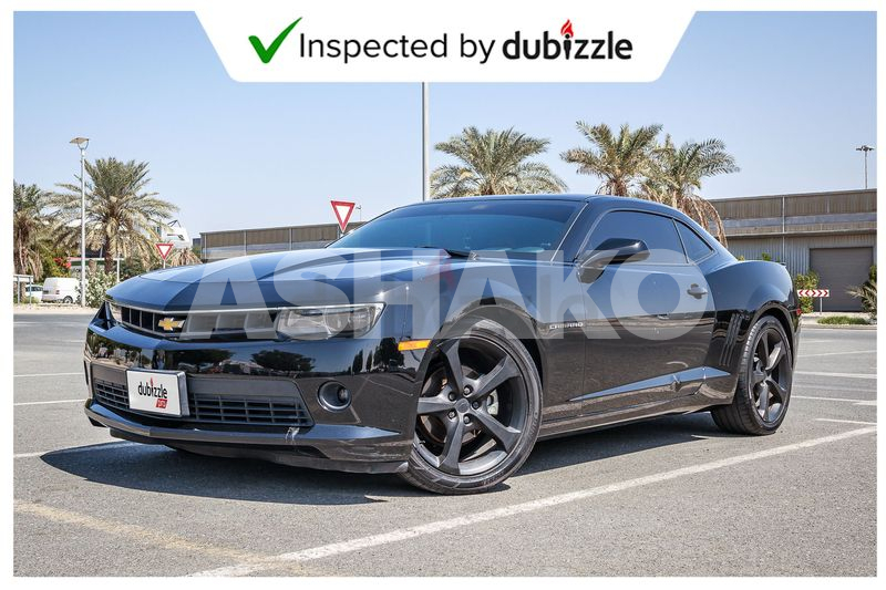 AED1810/month | 2014 Chevrolet Camaro RS 3.6L | Full Service History | Coupe | GCC Specs
