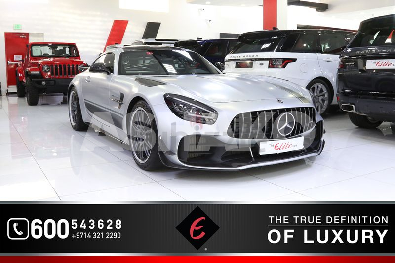 *2020!!VERY LOW KM AMG GTR PRO| GCC | CARBON-FIBER | BURMESTER HIGH-END | UNDER WARRANTY AND SERVICE