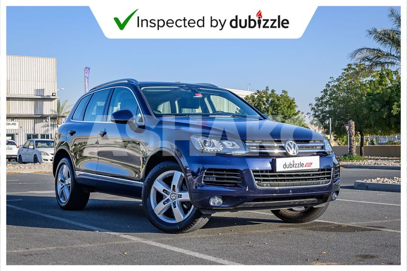 AED2140/month | 2014 Volkswagen Touareg 3.6L | Full Service History | GCC Specs