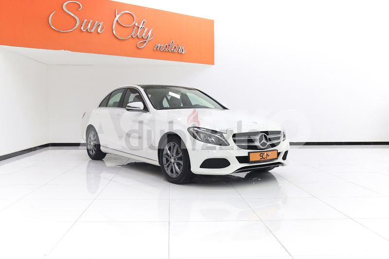 AED 1456/MONTH ((WARRANTY AVAILABLE)) 2016 MERCEDES C200 SEDAN 2.0L I4 TURBO- BEST DEAL-CALL US NOW!
