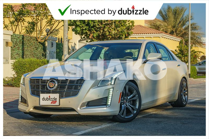 AED2016/month | 2014 Cadillac CTS Luxury 3.6L | Full Service History | GCC Specs