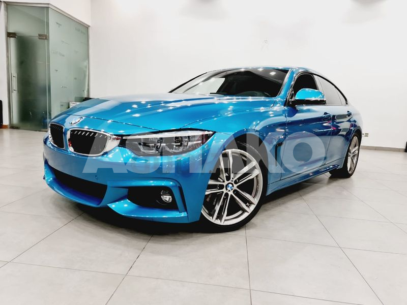 BMW 430i GRANCOUPE M SPORT - 2018 - GCC - UNDER WARRANTY FROM AGMC + FREE SERVICE UNTILL JUNE 2023
