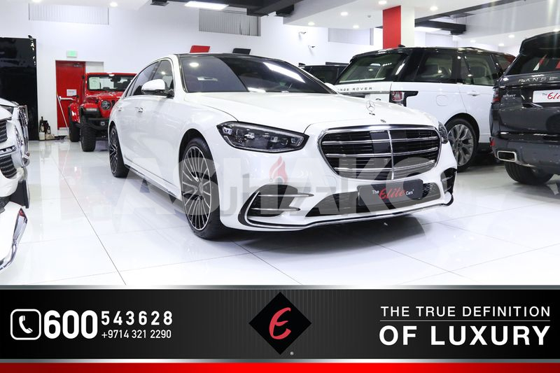 2021!! NEW MERCEDES S500 4MATIC *LUXURY SEDAN* | GCC | FULL-OPTIONS | WARRANTY AND SERVICE CONTRACT