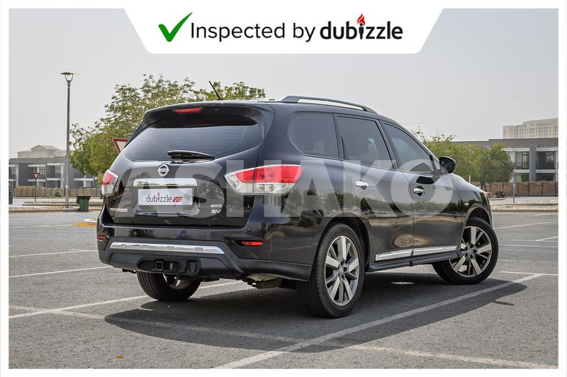 Aed1346/month|2014 Nissan Pathfinder Sl 3.5L | Full Service History |  Gcc Specs 4 Image