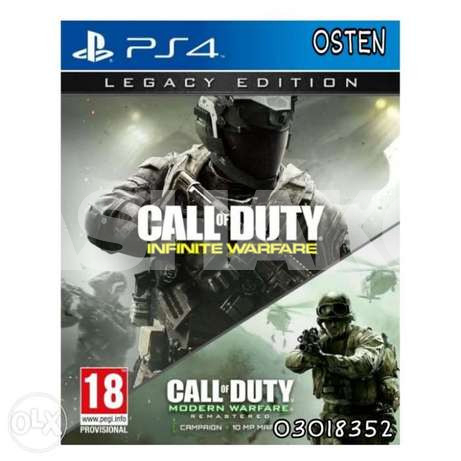 Sony PS4 game call of duty .