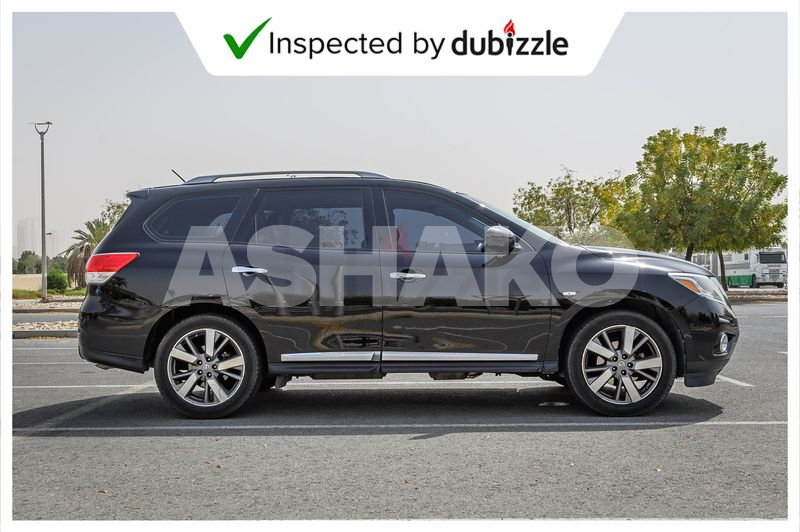 Aed1346/month|2014 Nissan Pathfinder Sl 3.5L | Full Service History |  Gcc Specs 5 Image