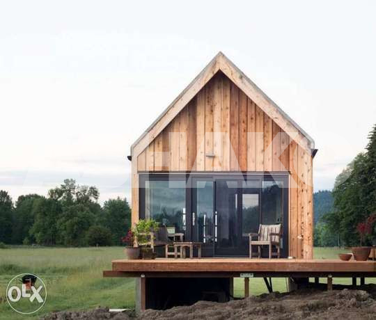 wooden cottage
