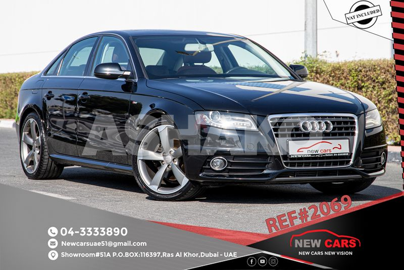 Audi A4 2.0T S.line - 2012 - Gcc - Assist And Facility In Down Payment - 1320 Aed/monthly 1 Image