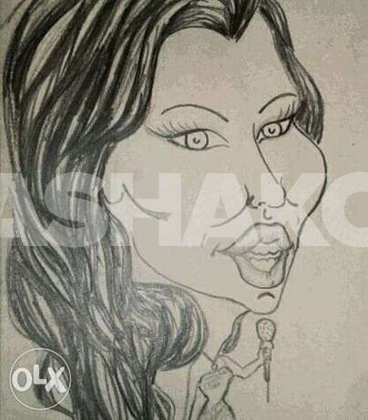 Portrait or Caricature Received it 50.000L...