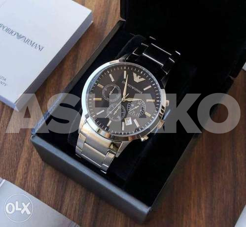 Original Black and silver Emporio Armani
