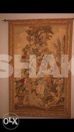 French aubusson tapestry 200 x 132 origina...