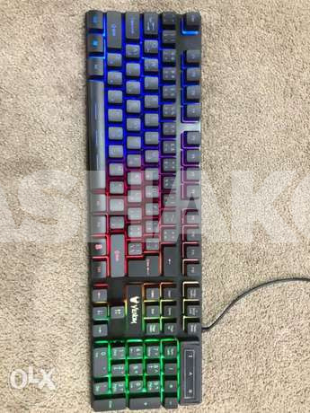 gaming keyboard and mouse with mat