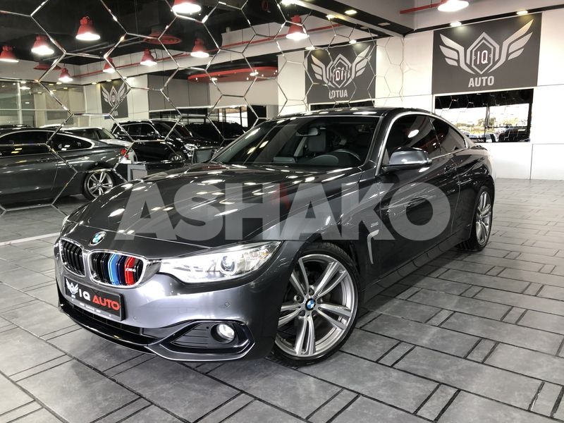 AED 1,799/MONTH | BMW 420i MSPORT KIT | GCC | UNDER WARRANTY AND SERVICE CONTRACT WITH AGMC