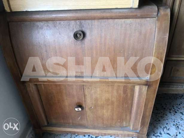 old wooden closet