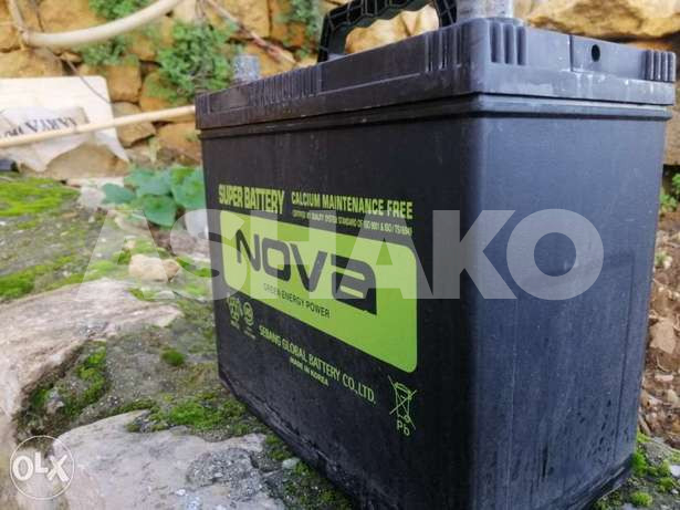 بطارية سيارة ٤٥ مستعملة ماركة NOVA car bat...