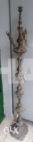 Bronz antique lampadaire