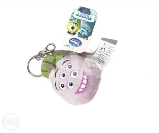 Disney monster university keychain pink