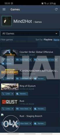 steam acc for sale 40$ only