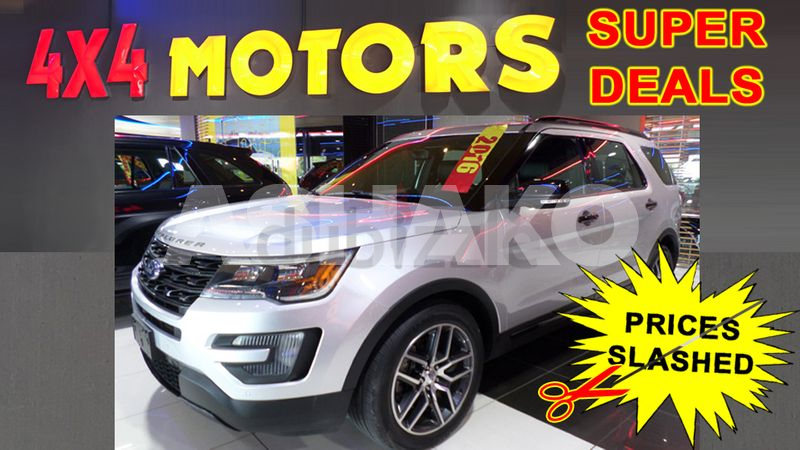 1,570 P.M | 0% AVAILABLE | TRADE-IN WELCOME | 2016 Explorer SPORT | DEALER WARRANTY + HISTORY | GCC