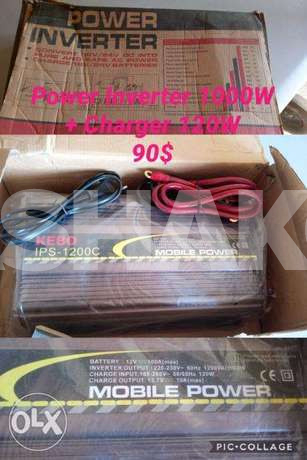 Power Inverter 1000W + Charger 120W 1 Image