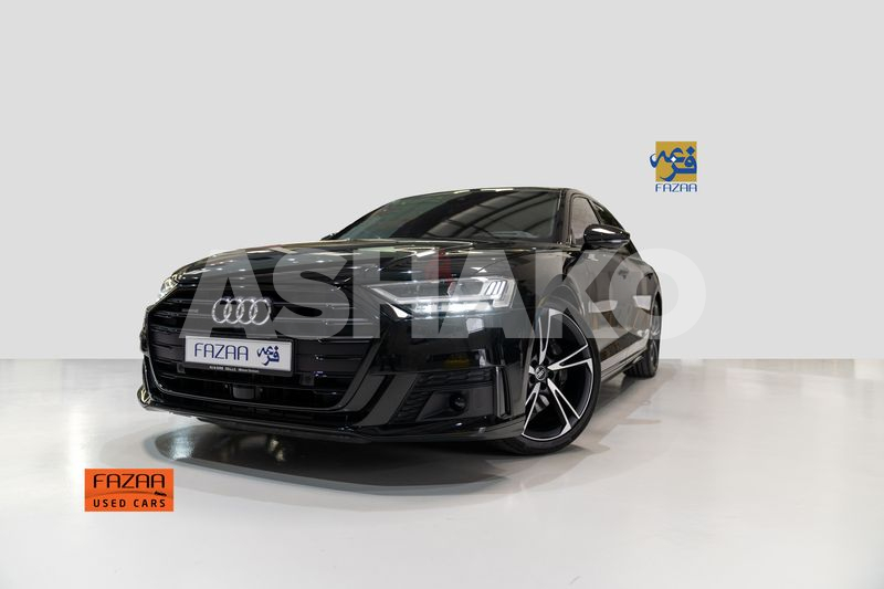 Audi A8 L 55 TFSI Quattro - 2021 Black Low Mileage with Warranty and Service Contract