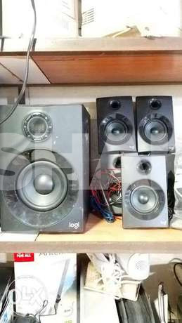 Bluetooth Logi Subwoofer With 5 Speakers 1 Image