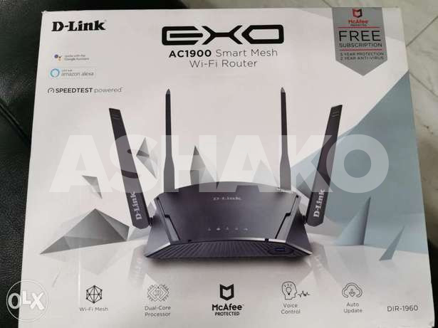 Dlink exo ac1900 smart mesh wifi router. I...