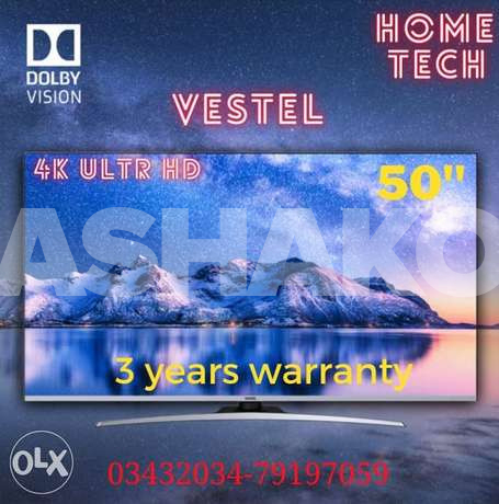 Led Vestel 50" 4K ultra high definition