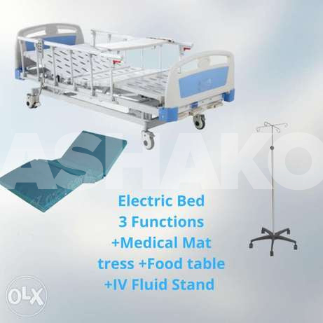 Electric Bed, Medical Mattress, Food Table...