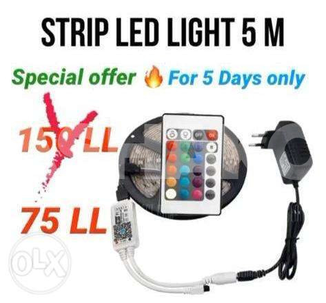 Strip Led Light RGB. Special offer 5 meter...