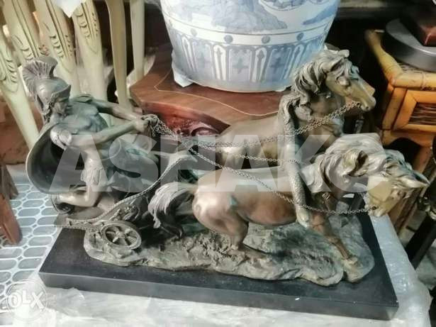 تمثال برونز فرنسي اصلي ممضي ولا اروع شغل ن...
