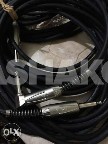 cable for guitar and keyboard
