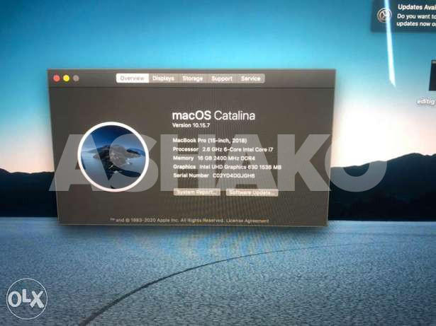 Macbook pro 15 inch 2018 for sale