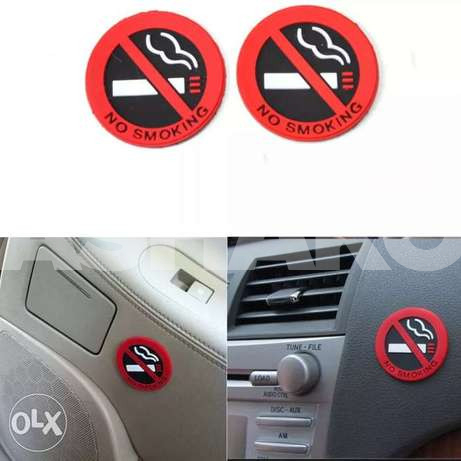 No Smoking Sign Warning 2 piece for 5,000L...