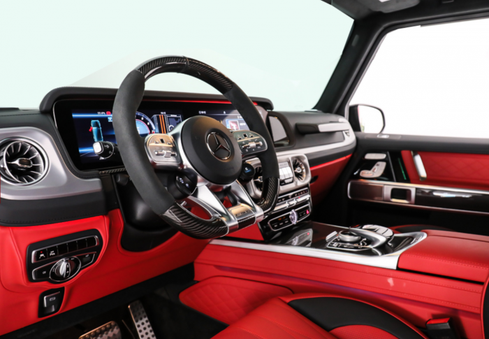 5 Years Warranty || Mercedes-Benz G63 Amg 2021 Matt Black-Red+Black New 8 Image