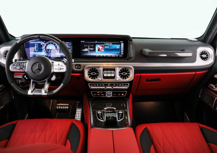 5 Years Warranty || Mercedes-Benz G63 Amg 2021 Matt Black-Red+Black New 4 Image