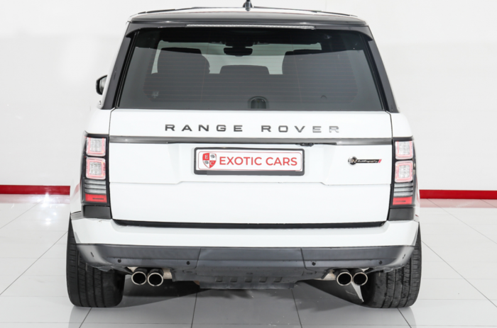 5 Years Warranty + Service || Range Rover Vogue Sv Autobiography 2017 White-Red 4 Image