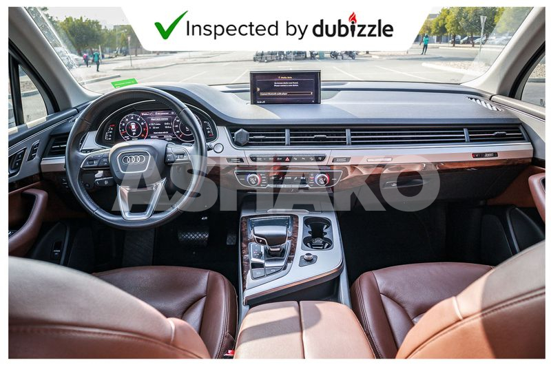 Aed2628/month | 2016 Audi Q7 45Tfsi Quattro 3.0L | Full Audi Service History | 7 Seater | Gcc Specs 12 Image