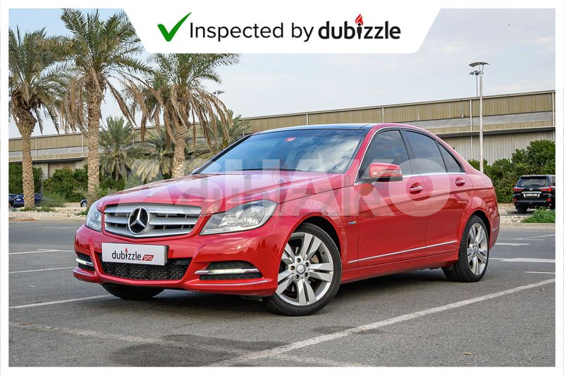 Inspected Car | 2012 Mercedes-Benz C200 Blue Efficiency 1.8L | Full Service History | GCC Specs