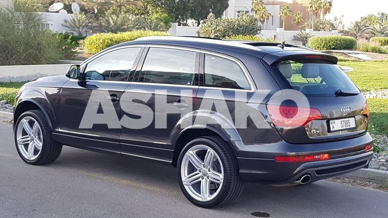 LIMITED AUDI Q7 4.0 V6 *SUPERCHARGED * QUATTRO * S-LINE* TOP RANGE &mdash;500% ACCIDENTS FREE &mdash;GCC&mdash; NEW