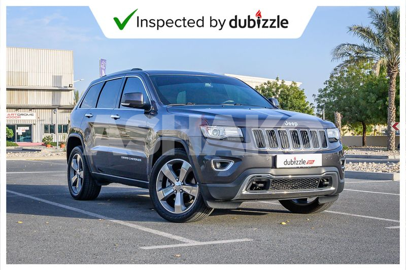 AED1249/month | 2015 Jeep Grand Cherokee Limited 5.7L | Full Service History | GCC Specs